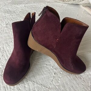 Style & Co. Deep Burgundy Ankle Booties